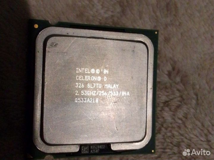Intel Celeron D 326 Prescott LGA775, 1 x 2533мгц