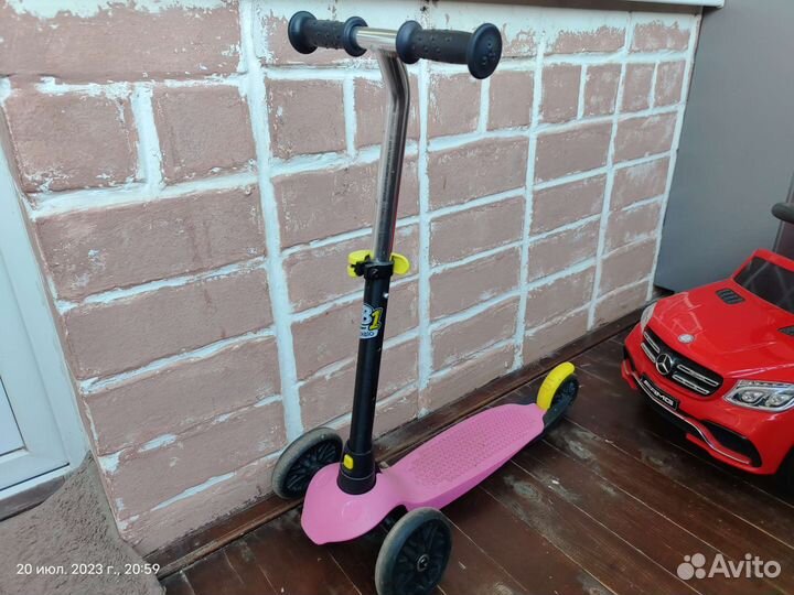 Самокат детский трехколесный бу