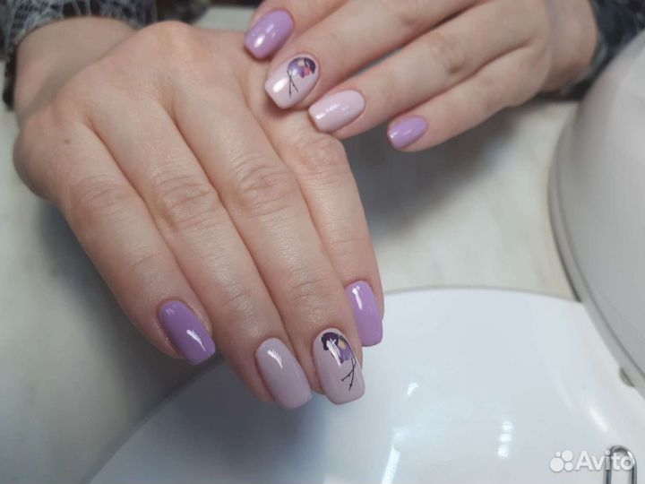 Маникюр с гель-лаком