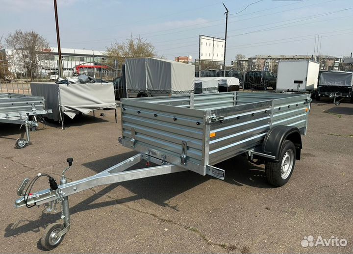 Прицеп Мзса 817701 2,5х1,3х0,47м с крышкой 850мм