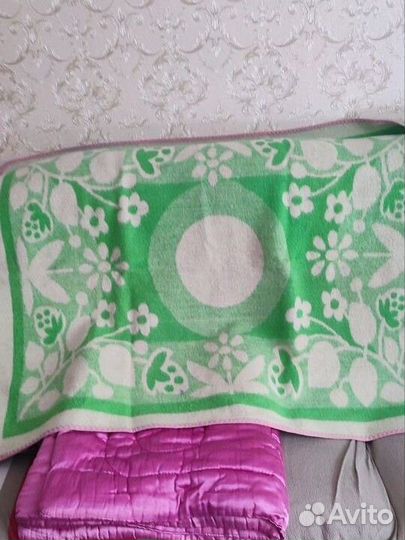 Детские покрывало, шерстяное одеяло