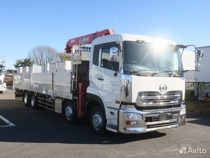 Бортовой грузовик Nissan Diesel с КМУ UNIC, 2016