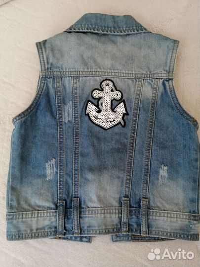Жилетка для девочки jeans
