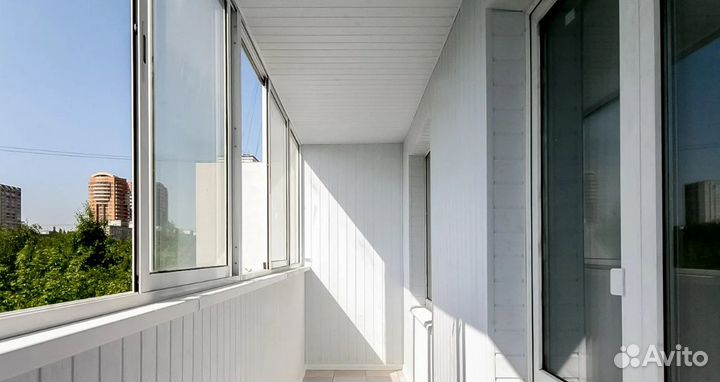 Остекление холодное с обшивкой