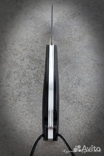 Нож складной Орел сталь х12мф накладки акрил черны