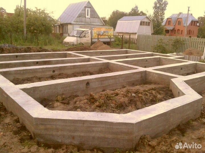 Фундамент. Отмостка. Бетонные работы