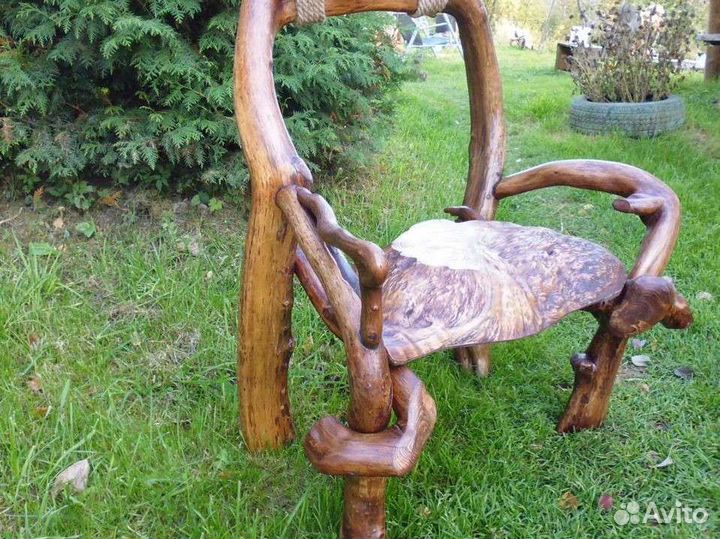 Кресло из корня в баню,на дачу,в сад
