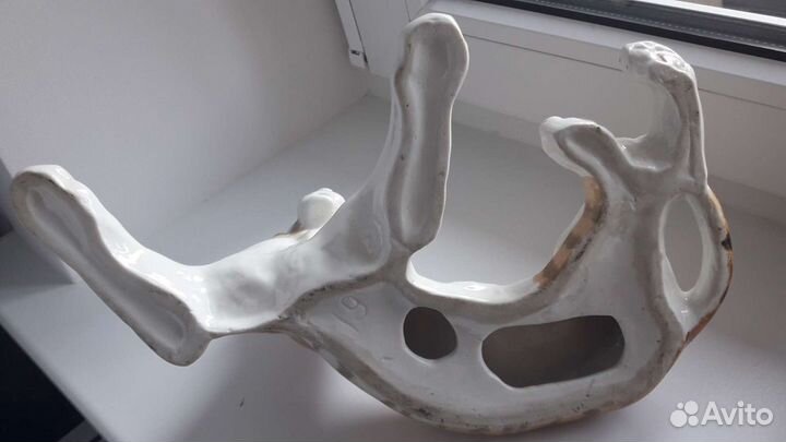 Фарфоровая статуэтка СССР лзфи Встревоженный тигр