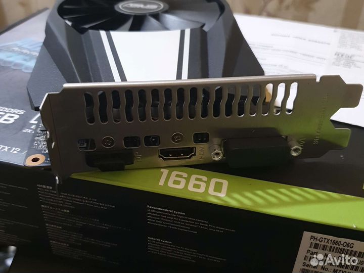 GTX1660 6Gb Asus Phoenix