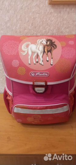 Рюкзак школьный ортопедический для девочки, б/у