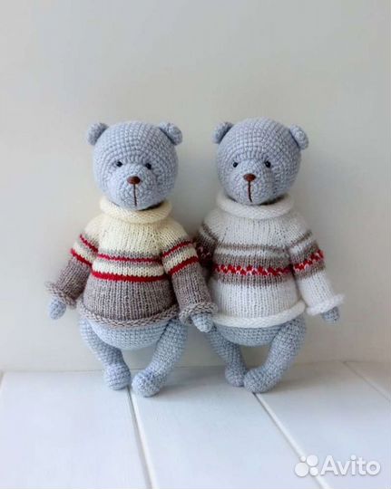 Вязаные игрушки. Мишка Тедди