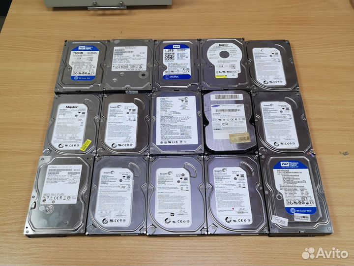 Жесткие диски HDD 15 штук