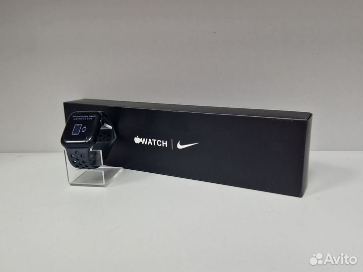 Часы apple watch 7 45 mm nike Black