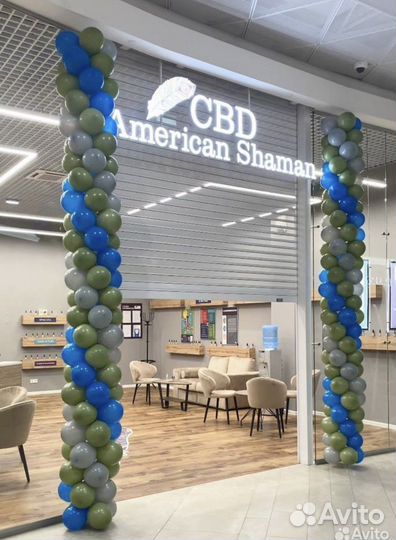 Оформление шарами, гирлянда из шаров на открытие