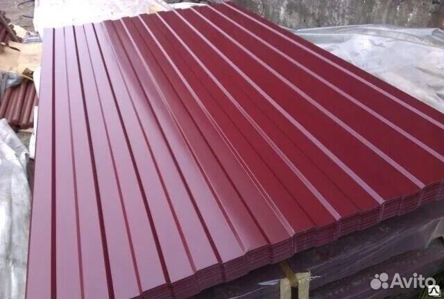 Профлист вишнёвый