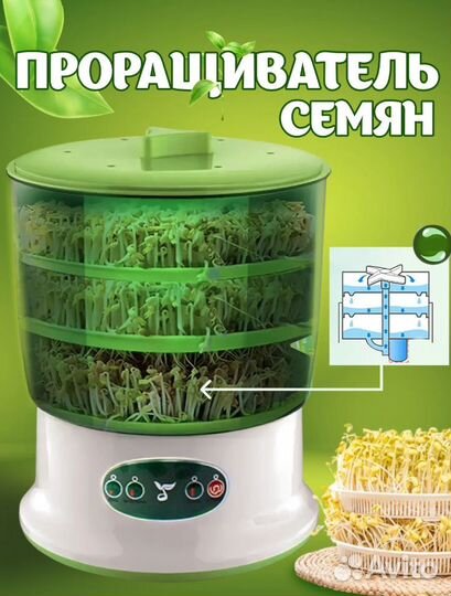 Проращиватель семян и микрозелени электрический