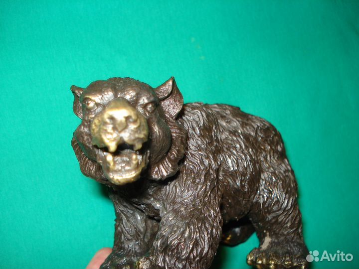 Статуэтка Медведь Миша Мишка Россия Бронза 18см