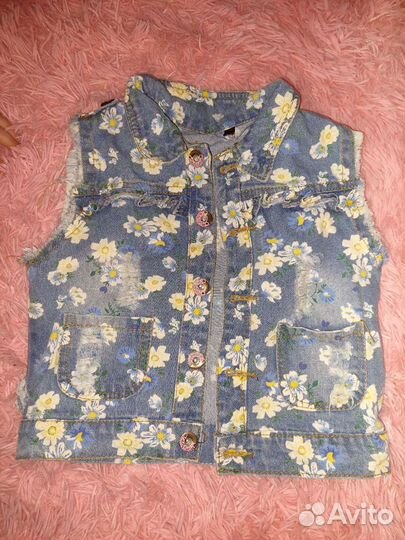 Жилетка для девочки 104-110