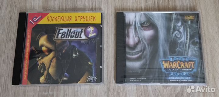 Fallout 2. Warcraft 3. Компьютерные игры диски
