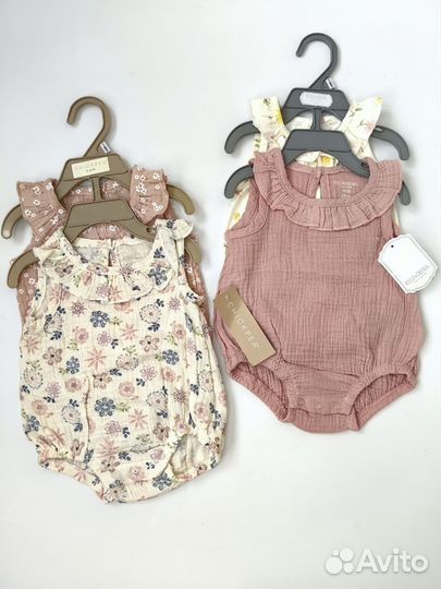 Комплект боди муслин 56 62 68