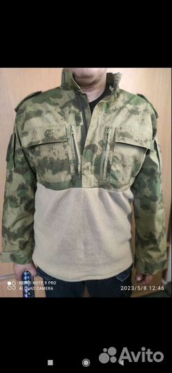 Куртка флисовая мох 58-60