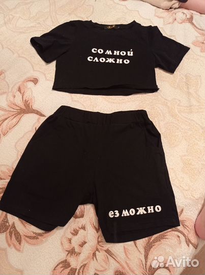 Летний костюм для девочки