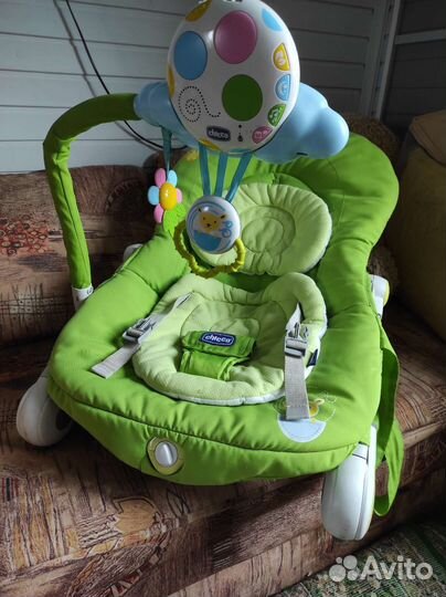 Качели шезлонг chicco для новорожденных