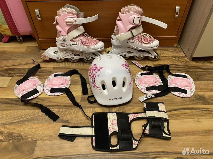 Роликовые коньки + защита (набор)