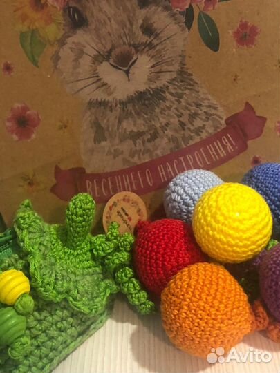 Развивающие игрушки новые стручек с горохом