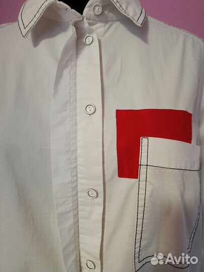 Рубашка белая женская