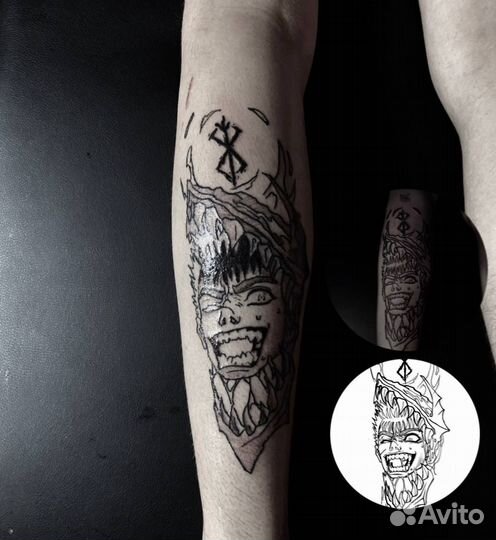 Модель на татуировку