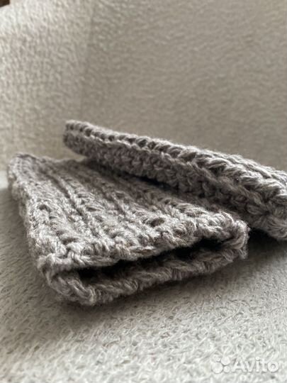 Митенки вязаные, варежки
