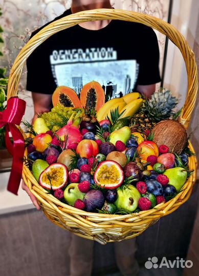 Фруктовая корзина/экзотический подарок/Выпускной