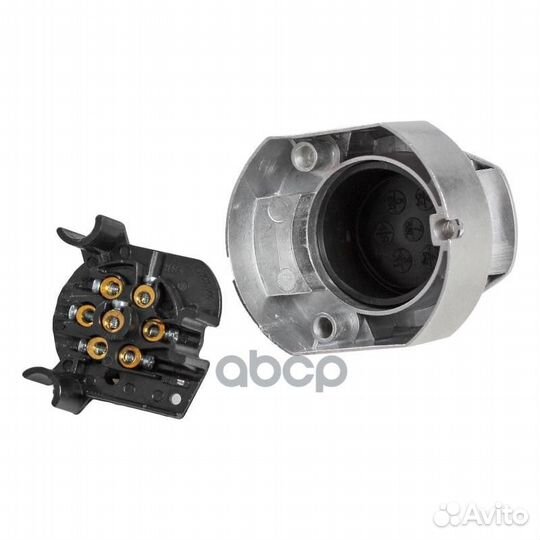 Розетка фаркопа 12В 7 контактов металл (ATE-05)