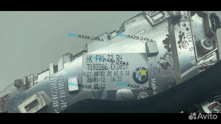 Фонарь крышки багажника правый BMW 7 F01/F02 2011