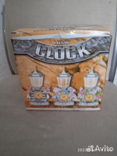 Часы светильник