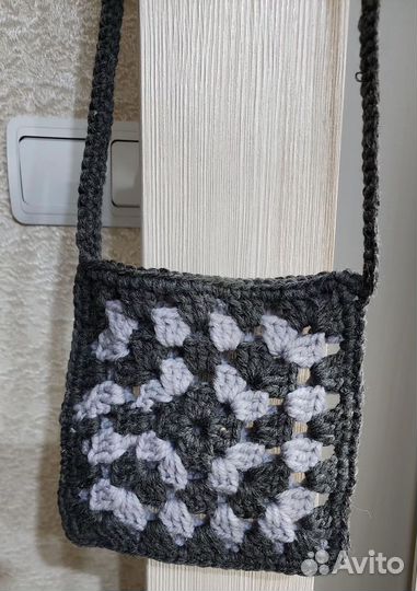 Сумка вязаная кроше