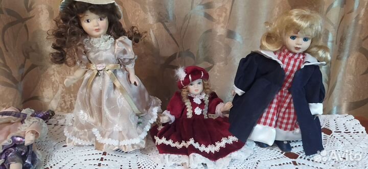 Кукла фарфоровая коллекционная