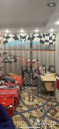 Шторы детские с машинами блэкаут