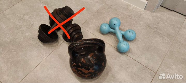 Спортивный инвентарь гантели