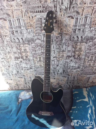 Электроакустическая гитара ibanez TCY 10E -BK