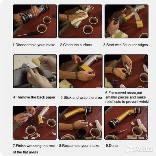 Термолента 5М золотая