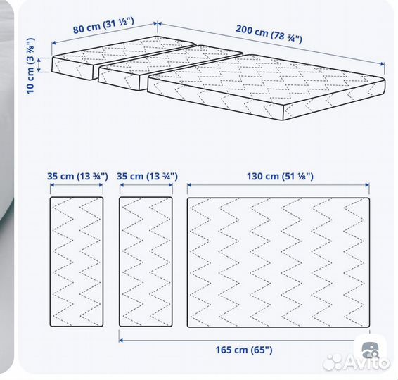 Детская кроватка трансформер с матрасом