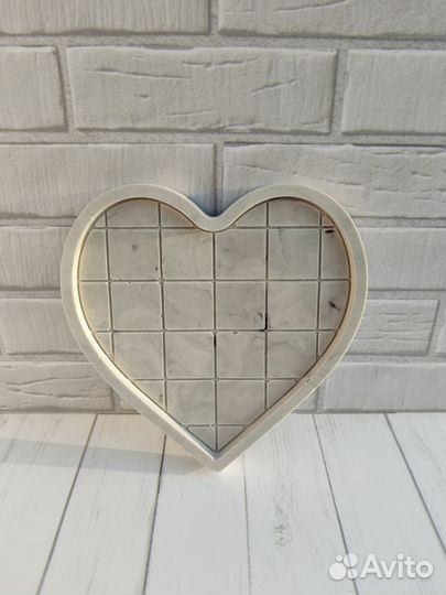 Свеча пион, подставка из гипса