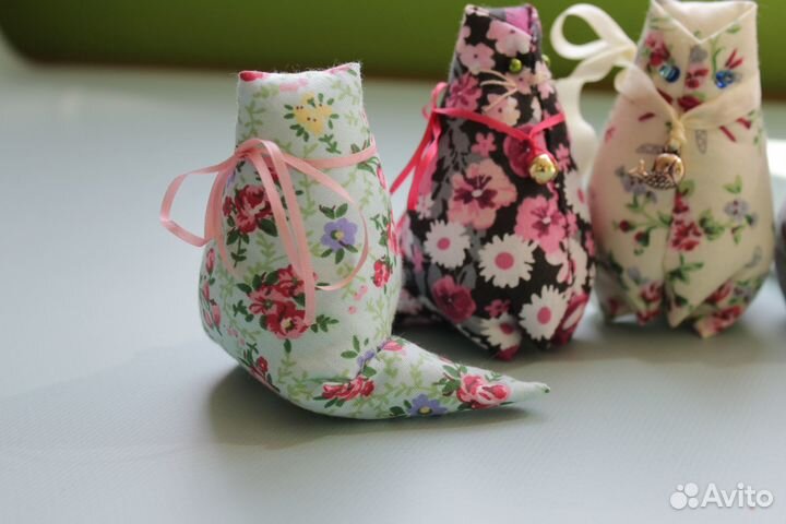 Текстильные сувениры Котики ручной работы