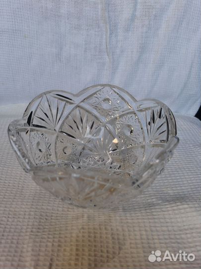 Салатник хрустальный СССР