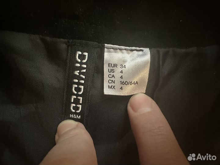 Юбка hm, кофта размер xs