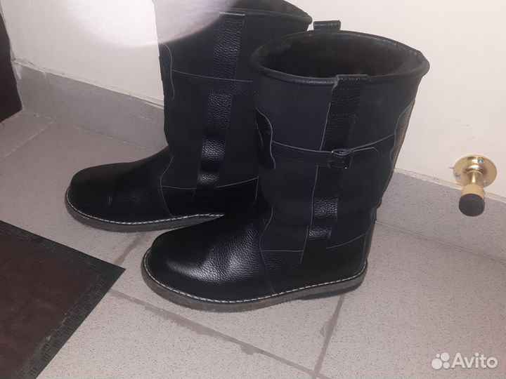 Монгольские сапоги унты высокие мужские 42