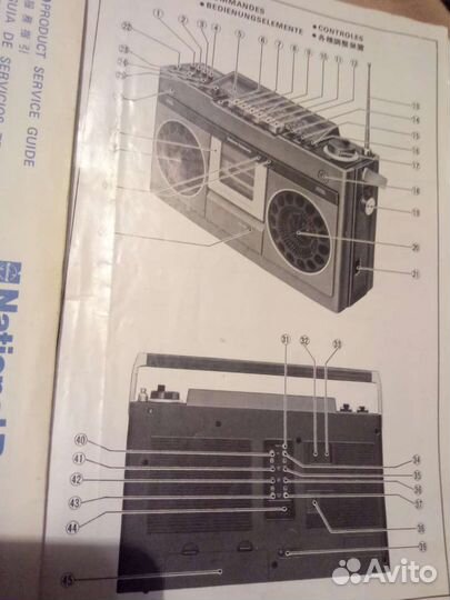 Магнитолла Panasoniс с документами