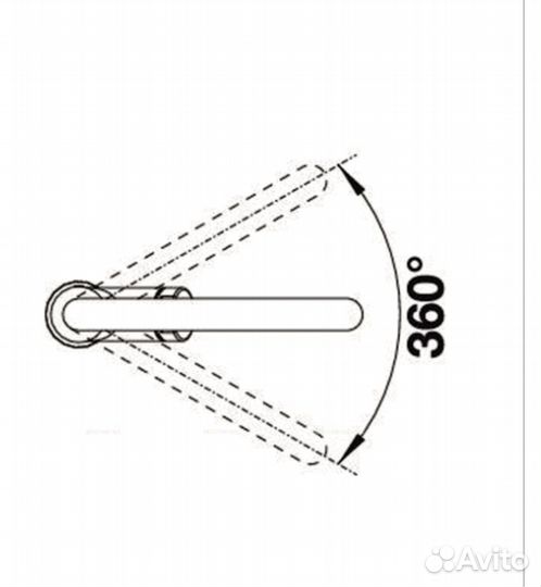 Смеситель для кухни Blanco Carena хром